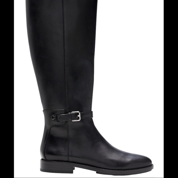 Banana Republic Black Riding Boots 8.5 - Picture 4 of 7